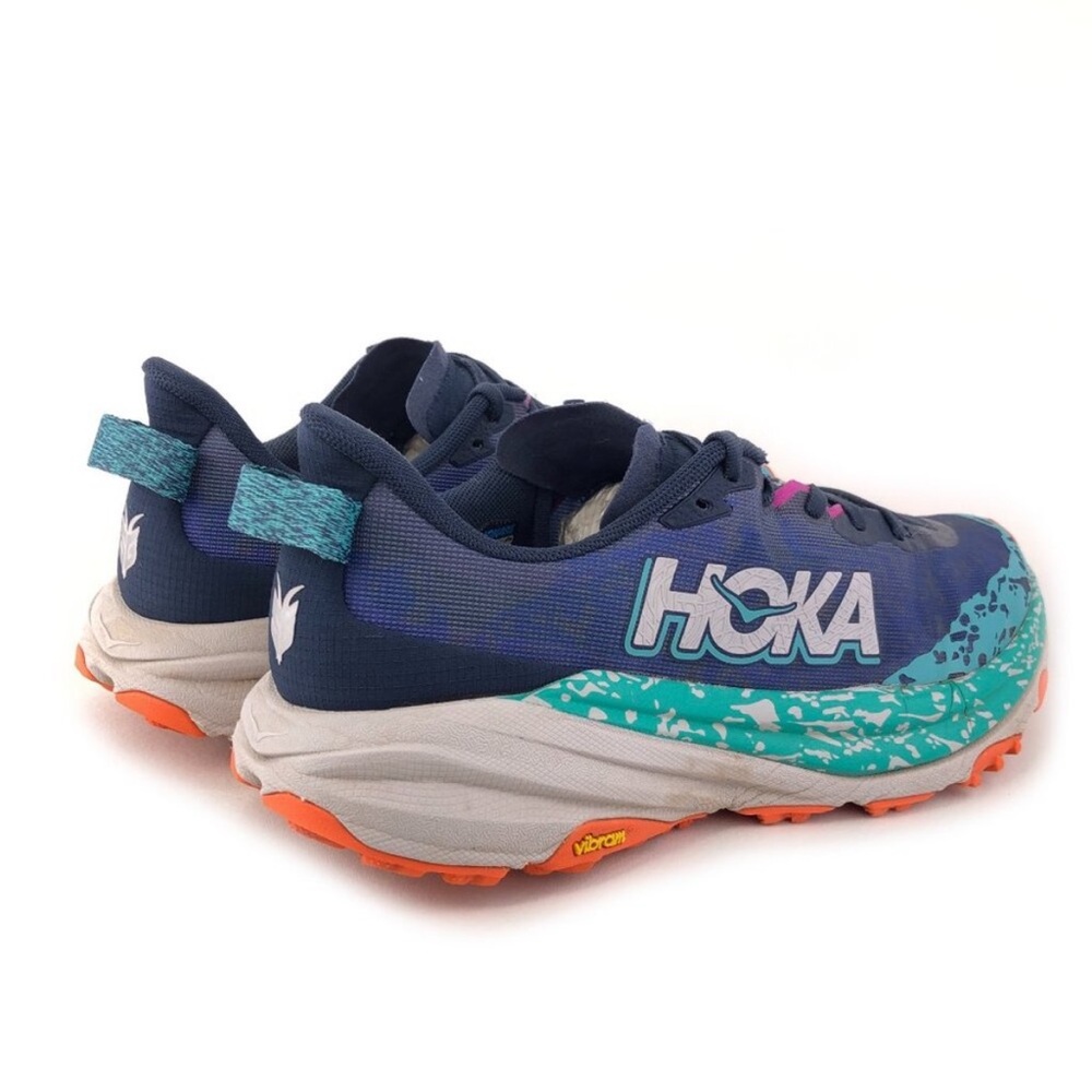 Hoka One One Speedgoat 6 Varsity Navy/Meteor Trail Running Shoes 11 D - Picture 8 of 14